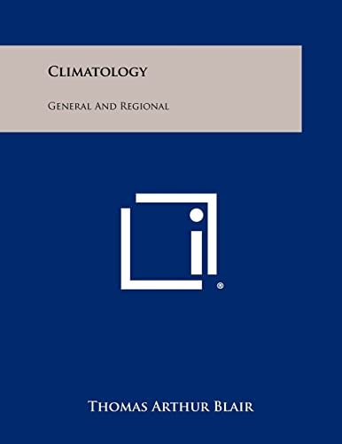Climatology General And Regional