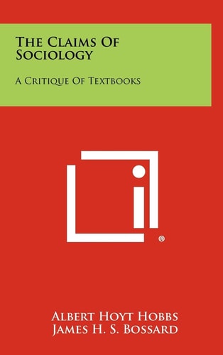 The Claims of Sociology A Critique of Textbooks
