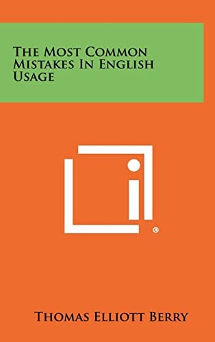 The Most Common Mistakes In English Usage