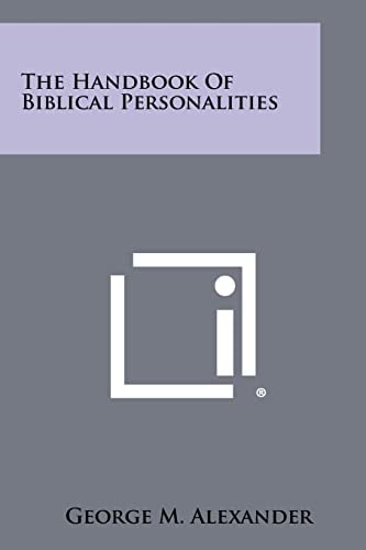 The Handbook of Biblical Personalities