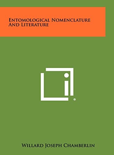 Entomological Nomenclature And Literature