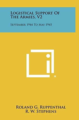 Logistical Support Of The Armies, V2 September 1944 To May 1945