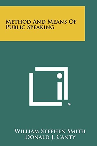 Method and Means of Public Speaking