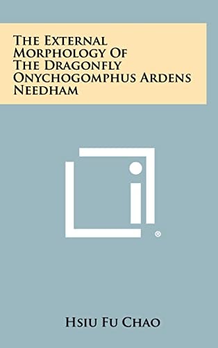 The External Morphology Of The Dragonfly Onychogomphus Ardens Needham