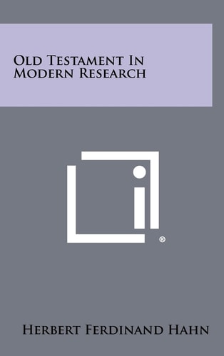 Old Testament in Modern Research