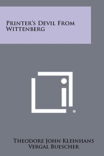 Printer's Devil from Wittenberg