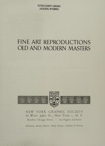 Fine Art Reproductions Old And Modern Masters