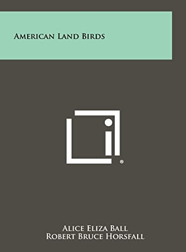 American Land Birds
