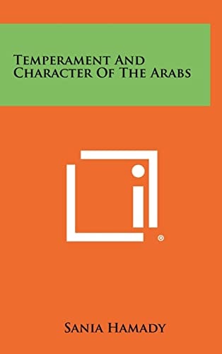 Temperament and Character of the Arabs