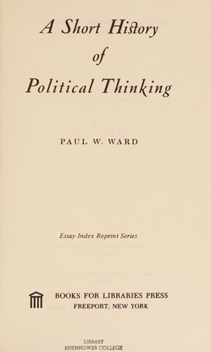A Short History of Political Thinking