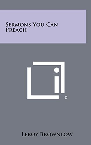 Sermons You Can Preach