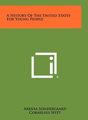 A History Of The United States For Young People