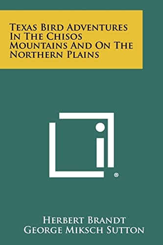 Texas Bird Adventures In The Chisos Mountains And On The Northern Plains