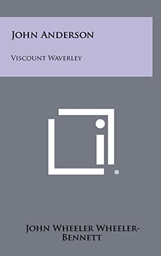 John Anderson Viscount Waverley
