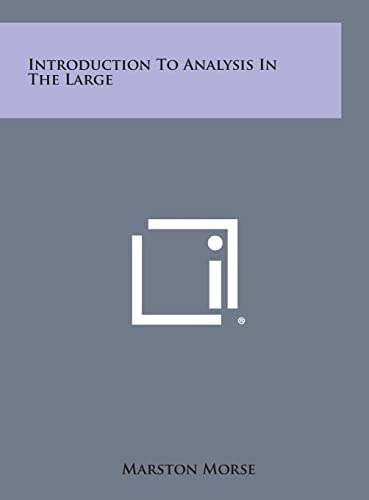 Introduction to Analysis in the Large