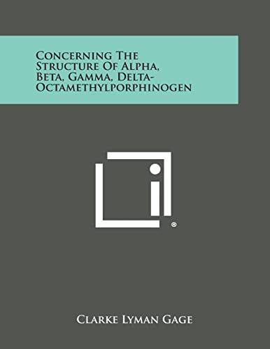 Concerning the Structure of Alpha, Beta, Gamma, Delta-Octamethylporphinogen