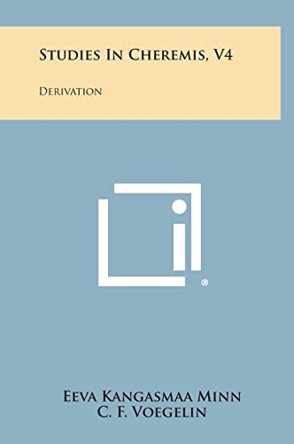 Studies in Cheremis, V4 Derivation
