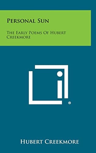 Personal Sun: The Early Poems of Hubert Creekmore