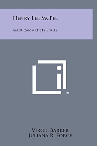 Henry Lee McFee American Artists Series