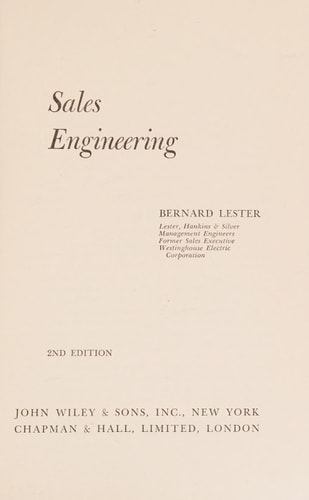 Sales Engineering