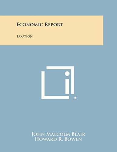 Economic Report Taxation