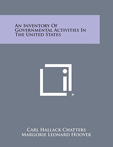 An Inventory Of Governmental Activities In The United States