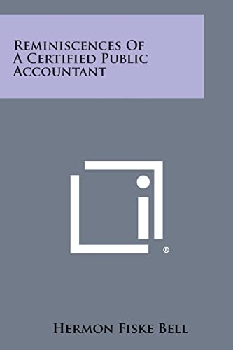 Reminiscences Of A Certified Public Accountant