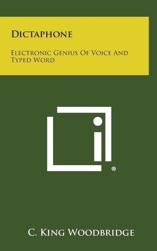 Dictaphone Electronic Genius of Voice and Typed Word