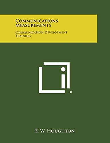 Communications Measurements Communication Development Training