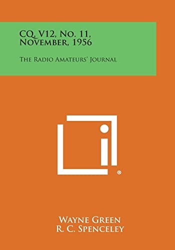 Cq, V12, No. 11, November 1956 The Radio Amateurs' Journal