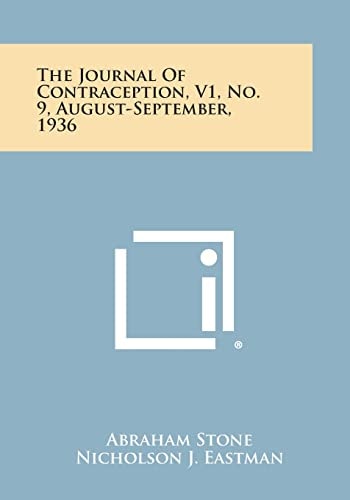 The Journal of Contraception, V1, No. 9, August-September, 1936
