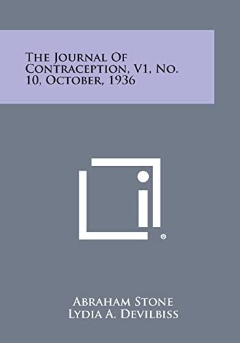 The Journal of Contraception, V1, No. 10, October, 1936
