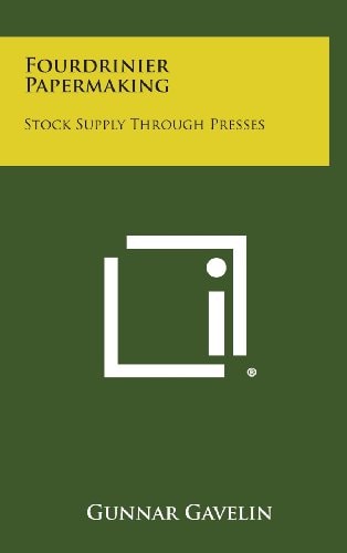 Fourdrinier Papermaking Stock Supply Through Presses