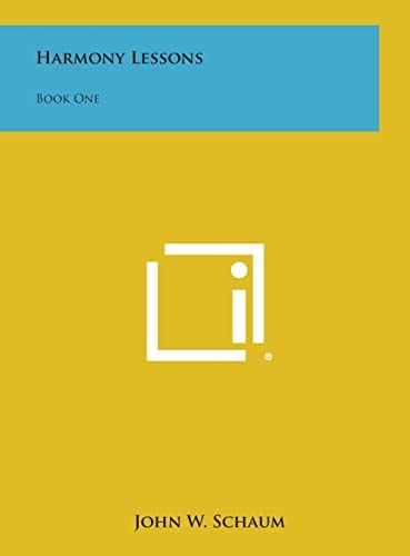 Harmony Lessons Book One