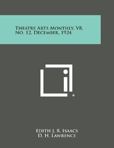 Theatre Arts Monthly, V8, No. 12, December, 1924
