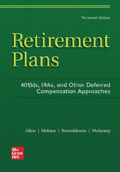Retirement Plans: 401(k)S, Iras, and Other Deferred Compensation Approaches