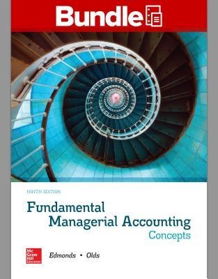 Gen Combo LL Fundamental Managerial Accounting Concepts; Connect Access Card