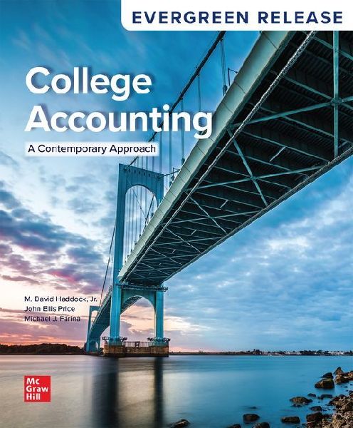 Loose Leaf for College Accounting (a Contemporary Approach): 2026 Release
