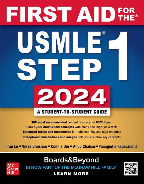 First Aid for the USMLE Step 1 2024: A Student-to-Student Guide