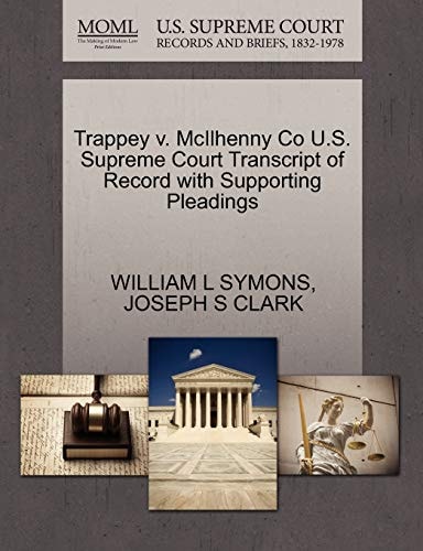 Trappey v. McIlhenny Co U.S. Supreme Court Transcript of Record with Supporting Pleadings