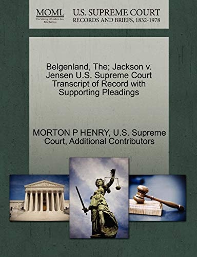 Belgenland, The; Jackson v. Jensen U.S. Supreme Court Transcript of Record with Supporting Pleadings