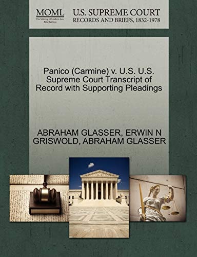 Panico (Carmine) v. U.S. U.S. Supreme Court Transcript of Record with Supporting Pleadings