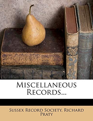 Miscellaneous Records...