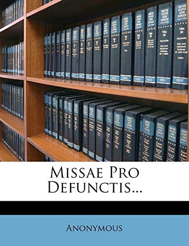 Missae Pro Defunctis...