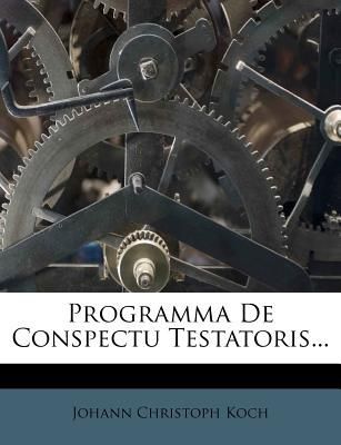 Programma De Conspectu Testatoris