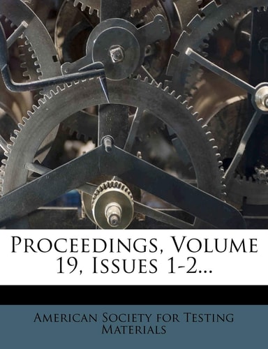 Proceedings, Volume 19, Issues 1-2...