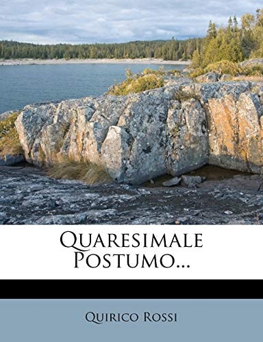 Quaresimale Postumo...