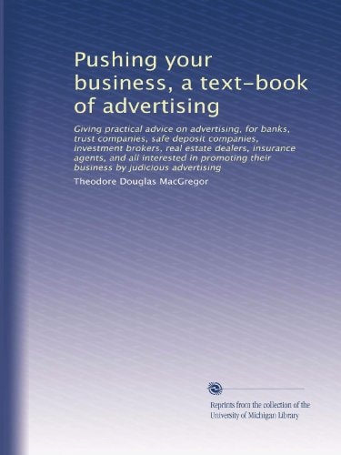 Pushing your business, a text-book of advertising
