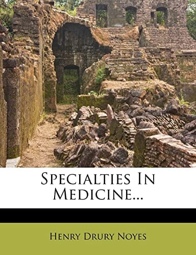 Specialties In Medicine...