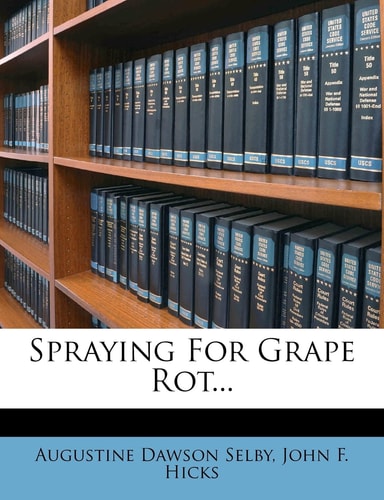 Spraying For Grape Rot...